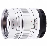 Obiektyw 7ARTISANS  55 mm f/1.4 Sony E srebrny