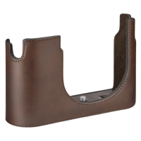 Leica ETUI LEICA Halfcase, leather dark brown do Leica Q3