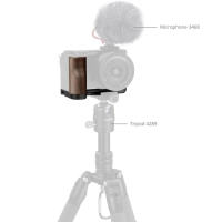 Smallrig L-Shape Mount Plate z Wooden Handle do Sony ZV-E10 II