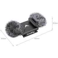 Smallrig Osłona przeciwwietrzna i adapter zimnej stopki do Nikon Z30 [3859]