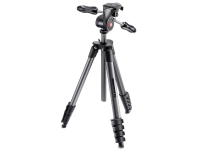 Statyw Manfrotto COMPACT ADVANCED,  5 sekcji, aluminiowy, głowica 3-kierunkowa - czarny