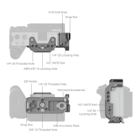 Smallrig Klatka operatorska HawkLock Quick Release Half Cage do Sony FX30 / FX3