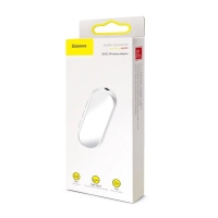 Baseus Adapter Bluetooth 5.0 Baseus BA02 AUX, mini jack 3,5mm (biały)