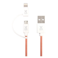Xtorm Kabel dual MicroUSB i Lightning MFI
