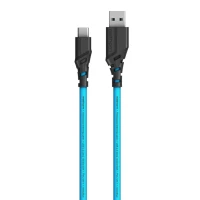 Mathorn MTC-500 USB A - USB C 5m Arcticblue 