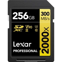 Karta pamięci Lexar SDXC 256GB 2000x Pro UHS-II V90 U3