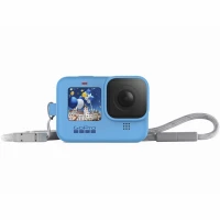 GoPro Pokrowiec + smycz do HERO9/10/11 Black, niebieski