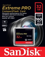 Karta pamięci Sandisk CompactFlash EXTREME PRO 32 GB 160 MB/s