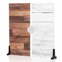 Tło plastikowe V-Flat World Duo Boards Deski bielone/orzechowe