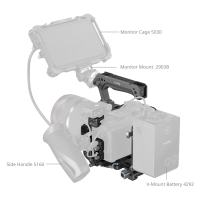 Smallrig klatka HawkLock do Canon EOS R6 V + płytka bateryjna V-Mount [6381]