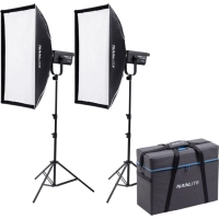 Lampa LED NANLITE FS-300B Bicolor 2700-6500K Light 2KIT 