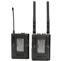 MeiKe system bezprzewodowy VK-WM210 UHF z mikrofonem krawatowym