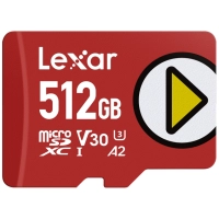Karta pamięci Lexar microSDXC PLAY UHS-I/A2/U3 R205/W140 V30 512GB