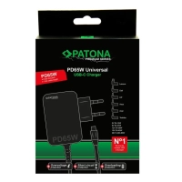 Patona Premium PD65W 5V/3A 9V/3A 12V/3A 15V/3A 20V/3.25A USB-C do Asus Lenovo Dell