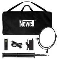 Lampa LED Newell Air Artha i statyw oświetleniowy Talos