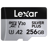 Karta pamięci Lexar microSDXC Professional SILVER Plus UHS-I/U3/A2/4K V30 256GB