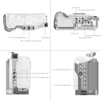 Smallrig Klatka do Canon EOS R50 V Srebrna