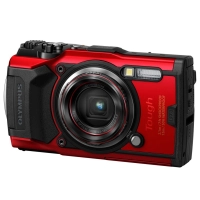 Aparat cyfrowy Olympus TOUGH TG-6 czerwony, wyjątkowo odporny