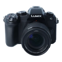 Aparat UŻYWANY Panasonic LUMIX DMC-G80 + ob. 12-60 czarny s.n. WE8AB002030
