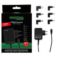 Patona Premium PD65W 5V/3A 9V/3A 12V/3A 15V/3A 20V/3.25A USB-C do Asus Lenovo Dell