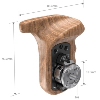 Smallrig Uchwyt Left-Side Wooden Grip ARRI Rosette [1891B]