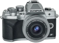 Aparat cyfrowy OM System OM-D E-M10 Mark IV + ob. 14-42 EZ srebrny 