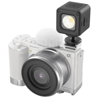 Smallrig Cold Shoe Adapter do serii Sony ZV z osłoną przeciwwietrzną (Biały)