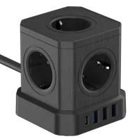 Newell Ładowarka sieciowa Newell GaN Power Cube 9w1 - czarna