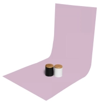 Tło plastikowe GlareOne PVC 60x130 cm jasnoróżowe