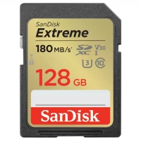 Karta pamięci Sandisk SDXC EXTREME 128GB 180MB/s V30 UHS-I U3