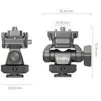 Smallrig Uchwyt do monitora HawkLock Quick Release Monitor Support z H21 Cold Shoe Mount