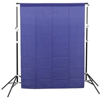Tło materiałowe GlareOne materiałowe Blue Screen Backdrop 1.5x2.1 m - niebieskie