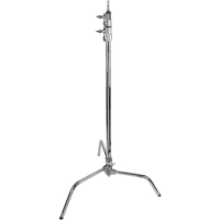 KUPO Statyw oświetleniowy CL-30M 30 cala  Master C-Stand z przesuwną nogą i odłączaną kolumną (srebrny)