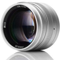 7ARTISANS  50 mm f/1.1 Leica M srebrny