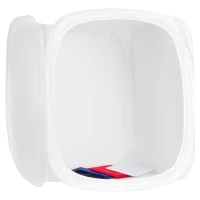 GlareOne Namiot bezcieniowy sześcian 120 cm z 4 tłami