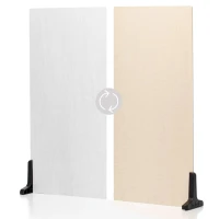 Tło plastikowe V-Flat World Duo Boards Len biały/Len kremowy