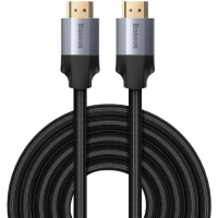Baseus kabel HDMI 2.0 Enjoyment Series, 4K, 3D, 5m szary (CAKSX-E0G)