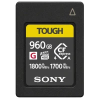 Karta pamięci Sony CF Express 960GB typu A TOUGH 1800MB/s (odczyt) i 1700 MB/s (zapis), VPG400