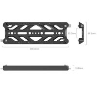 Smallrig 8 cala  / 21.4cm ARRI Dovetail Plate [3770]