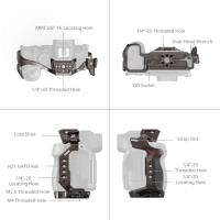 Smallrig Klatka Night Eagle do Nikon Z5II / Z7 / Z6 / Z7II / Z6II / Z5