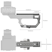 Smallrig Extension Mount Plate Kit do Sony FX3 / FX30 XLR Handle
