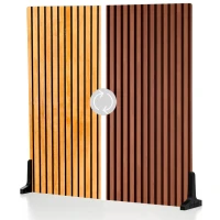 Tło plastikowe V-Flat World Duo Boards Listwy drewniane jasne/Listwy drewniane ciemne