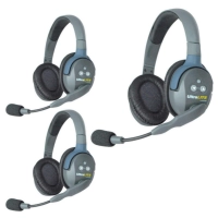 Eartec UltraLITE Double 3 osobowy system komunikacji bezprzewodowej - słuchawka podwójna [UL3D]