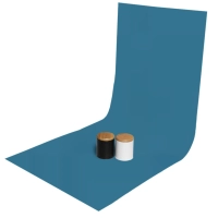 Tło plastikowe GlareOne PVC 60x130 cm turkusowe