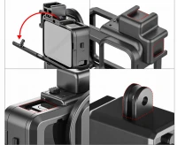 Ulanzi Ramka frame mount + adapter mikrofonowy, filtrowy ISO do GoPro HERO 9/10/11/12 Black
