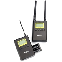 MeiKe system bezprzewodowy VK-WM210 UHF z mikrofonem krawatowym