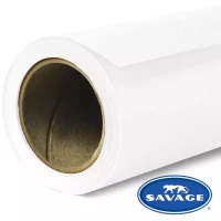 Tło kartonowe Savage Widetone kartonowe  2.72x25 m - 01 Super White 