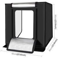 PULUZ  Mobilne studio PU5060EU 60cm LED 3380 lumenów