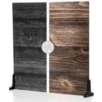 Tło plastikowe V-Flat World Duo Boards Dąb vintage/atramentowe drewno liściaste
