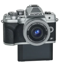 Aparat cyfrowy OM System OM-D E-M10 Mark IV + ob. 14-42 EZ srebrny 